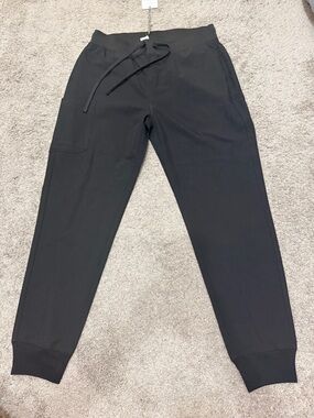 NWT Mandala Black High Waisted Black Scrub Joggers